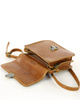 Torba skórzana kwadratowa premium Florence bag - MARCO MAZZINI czarna