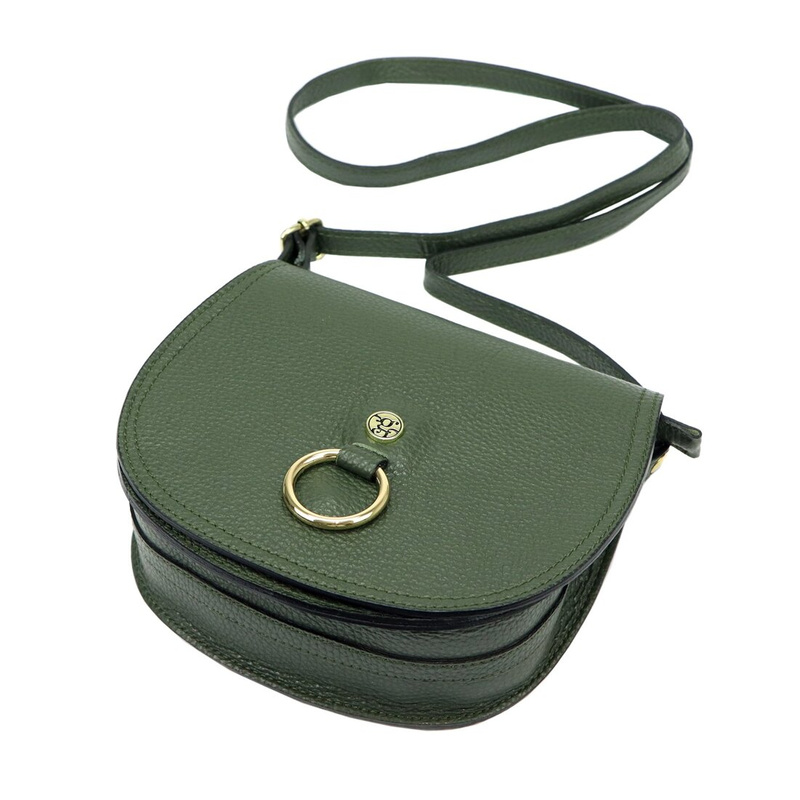 Gregorio skórzana damska listonoszka torebka zamykana klapą na magnes