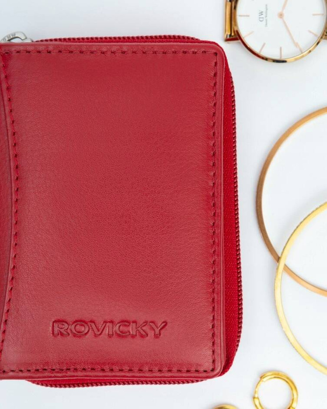 Zgrabna pojemna damska portmonetka od Rovicky