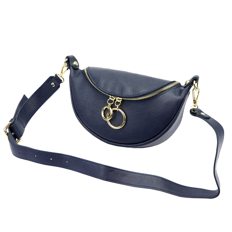 Vera Pelle damska listonoszka skóra naturalna torebka przez ramię miejska