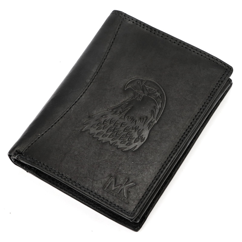 Skórzany męski portfel Money Kepper CDD 5601 EAGLE