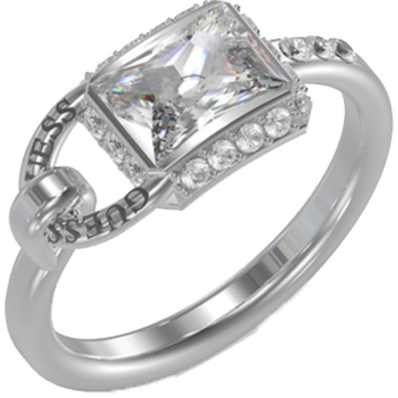 Biżuteria GUESS JUBR02196JWRH. Pierścionek, Kolor szary. Kobieta.