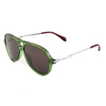 Okulary ZADIG&VOLTAIRE SZV309-580V51. Okulary przeciwsłoneczne, Kolor zielony. Kobieta.