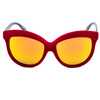 Okulary ITALIA INDEPENDENT 0092V-053-ZEB. Okulary przeciwsłoneczne, Kolor czerwony. Kobieta.