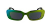 Okulary KARL LAGERFELD KL6164S-300. Okulary przeciwsłoneczne, Kolor zielony. Kobieta.