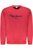 PEPE JEANS MĘSKA CZERWONA BLUZA Z ROZPINANYM NA ZAMEK