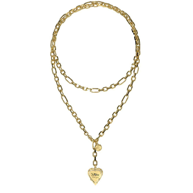 Biżuteria GUESS JUBN04044JWYG. Naszyjnik, Kolor złoty. Kobieta.