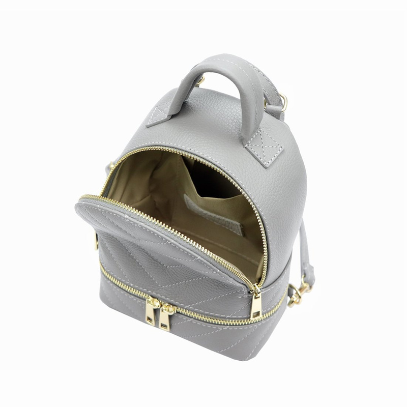 Luka Damski Plecak Skóra naturalna Mały Miejski Kieszeń Pikowanie