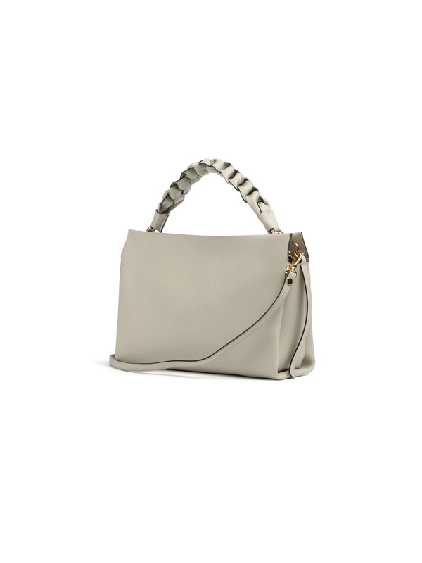 Damska torebka hobo Coccinelle eukaliptusowo-błotna 33 × 23 × 12