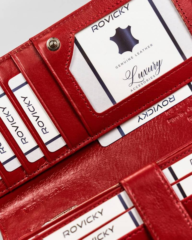 Kompaktowy Skórzany damski portfel Pierre Cardin