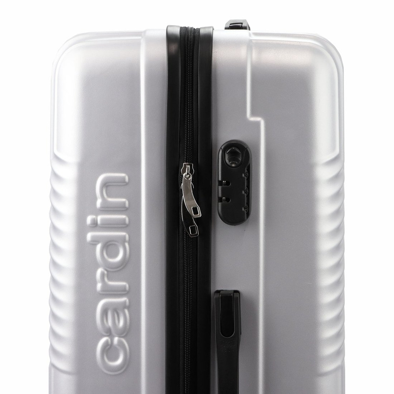 Mocna walizka damska z ABSu Pierre Cardin DIBAI06 1630 Z x3