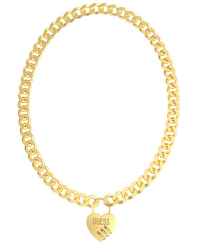 Biżuteria GUESS UBN20052. Naszyjnik, Kolor złoty. Kobieta.