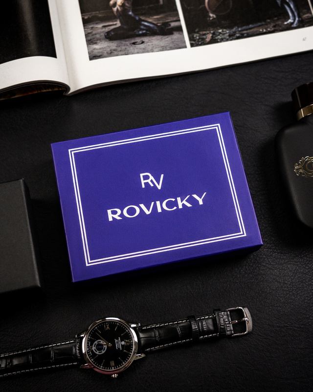 Skórzany pojemny uniwersalny portfel Rovicky RFID