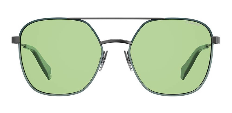 Okulary POLAROID PLD6058S1EDUC. Okulary przeciwsłoneczne, Kolor zielony. Unisex.