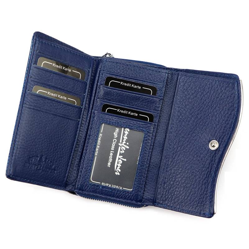 Jennifer Jones damski portfel skórzany wzór skóra krokodyla portmonetka