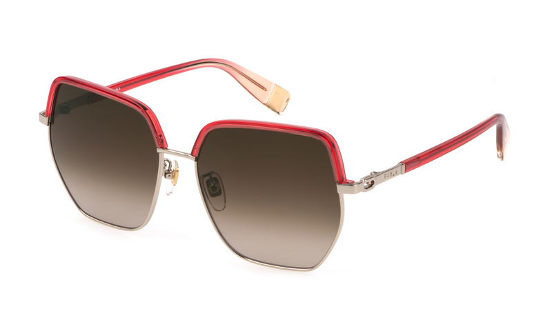 Okulary FURLA SFU623-57594Y. Okulary przeciwsłoneczne, Kolor różowy. Kobieta.