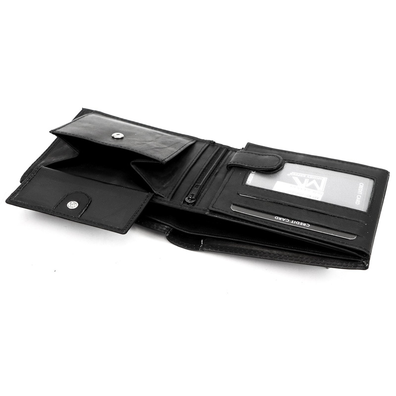 Skórzany męski portfel Money Kepper CDD 5600 REBEL VINTAGE
