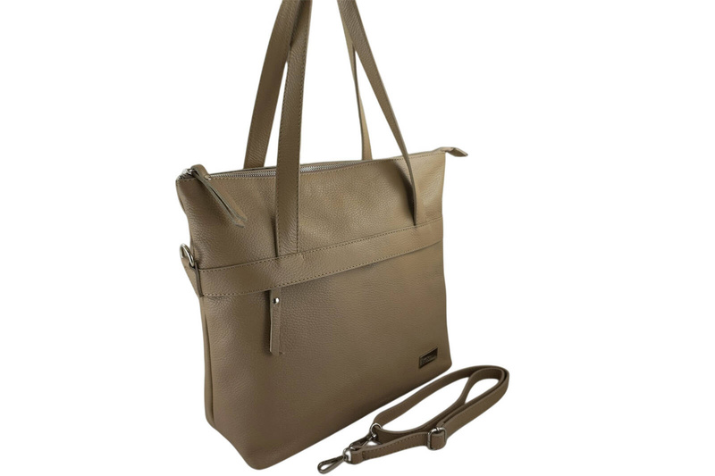 Torebka skórzana shopperbag na ramię Barberini's
