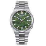Zegarek CITIZEN NJ0159-86X. Automatyczny, Kolor zielony. Mężczyzna.