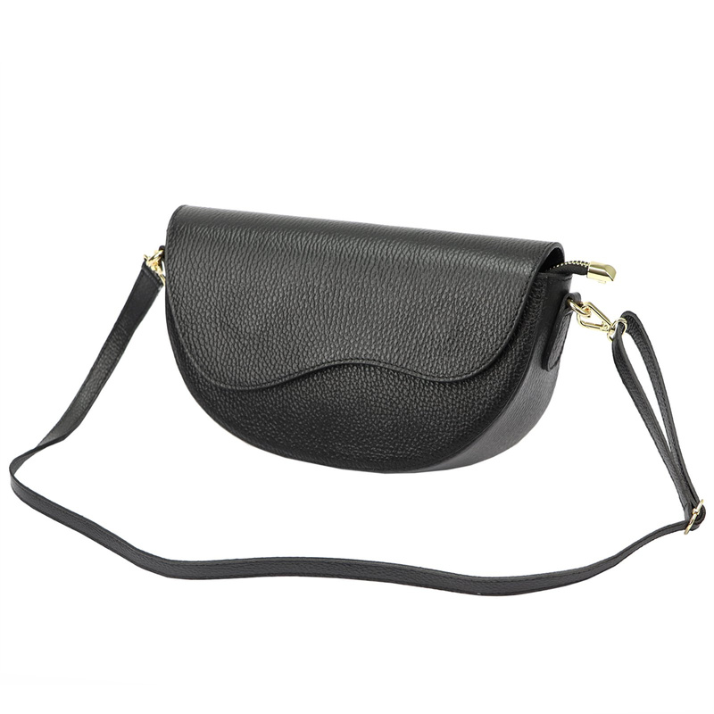 Luka damska skórzana listonoszka półksiężyc Miejska torebka przez ramię