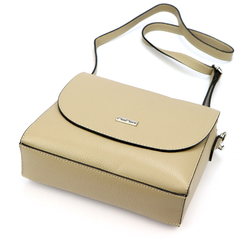 MiaMore skórzana damska listonoszka torebka przez ramię dwukomorowa stylowa