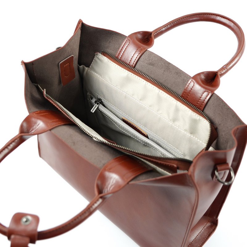 Torebka typu TOTE FL31 BELVIANA BROWN