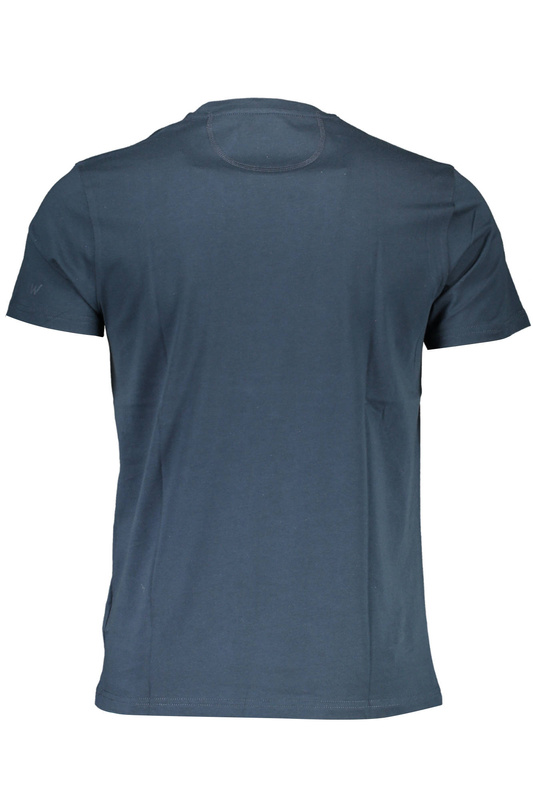 NIEBIESKI T-SHIRT Z KRÓTKIM RĘKAWEM LA MARTINA