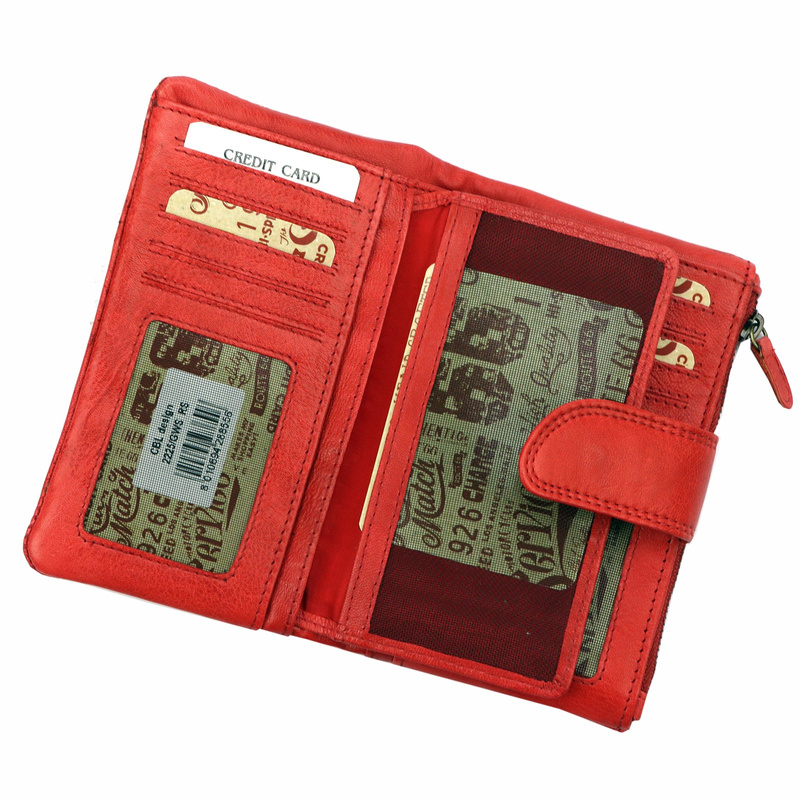 Skórzany damski portfel Route 66 CBL2225-GWS