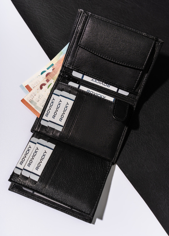 Skórzany męski portfel Wild N4-GV RFID