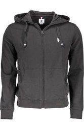 BLUZA US POLO Z ZAMKIEM MĘSKA CZARNA