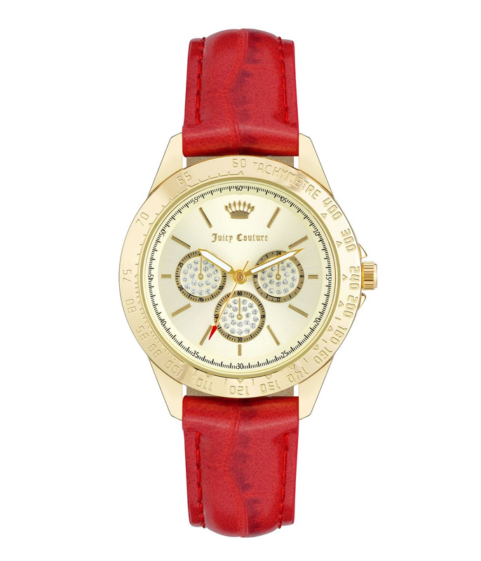 Zegarek JUICY COUTURE JC1220GPRD. Kwarcowy, Kolor beżowy. Kobieta.