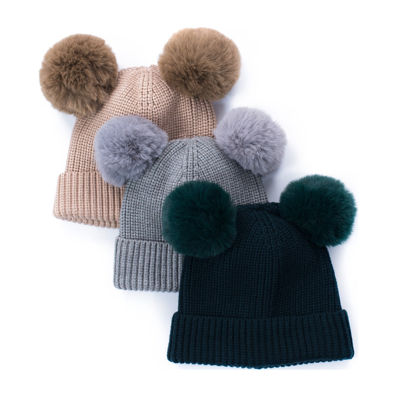 Pomponik - zimowy komplet dziecięcy