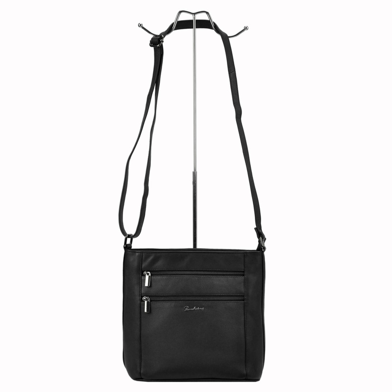 Saszetka męska przez ramię skórzana Pierre Andreus