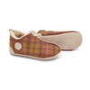 Kapcie damskie OXFORD Tartan czerwone