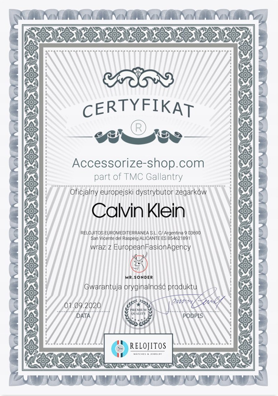 Zegarek CALVIN KLEIN K5V231V6. Kwarcowy, Kolor srebrny. Kobieta.
