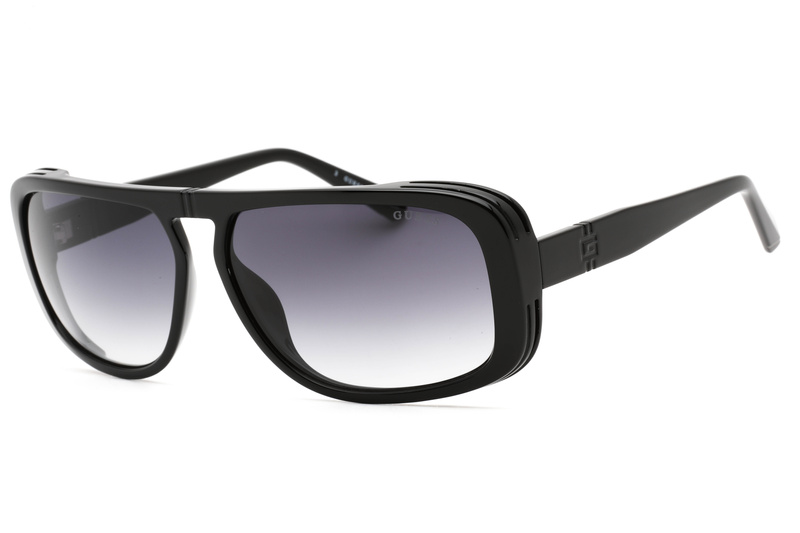 Okulary GUESS GU00082-01B. Okulary przeciwsłoneczne, Kolor czarny. Mężczyzna.