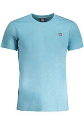 NIEBIESKI T-SHIRT MĘSKI Z KRÓTKIM RĘKAWEM Norway 1963