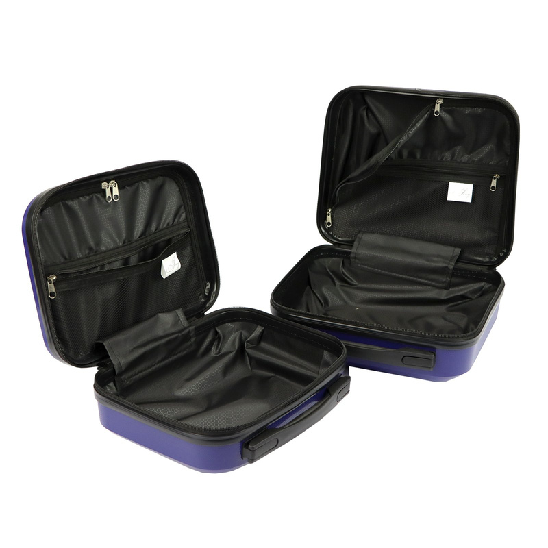 Jony zestaw podróżny 3 walizki na kółkach i 2 kosmetyczki tworzywo ABS