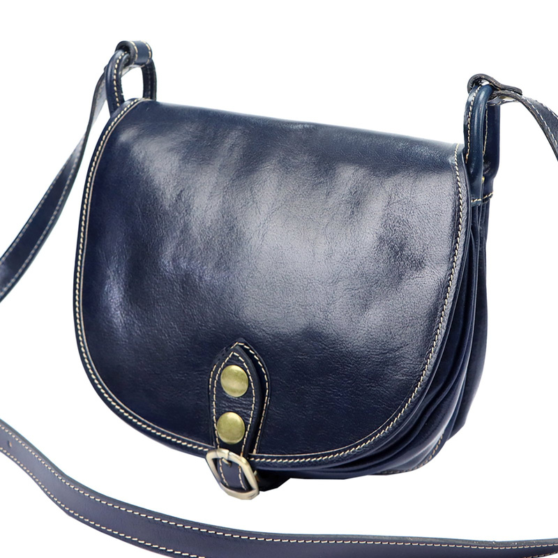 Florence damska listonoszka skóra naturalna torebka na ramię klapa magnes