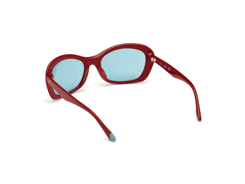 Okulary WEB EYEWEAR WE0289-5666V. Okulary przeciwsłoneczne, Kolor czerwony. Kobieta.