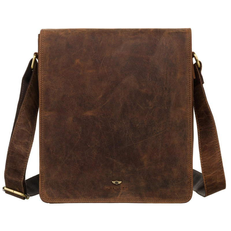 Saszetka męska z naturalnej skóry Peterson PTN LARS-NSH