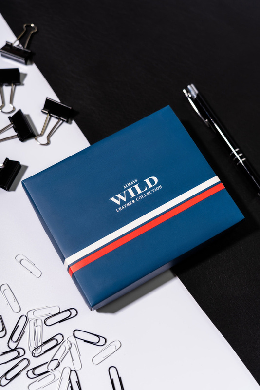Skórzany męski portfel Wild N4-GV RFID
