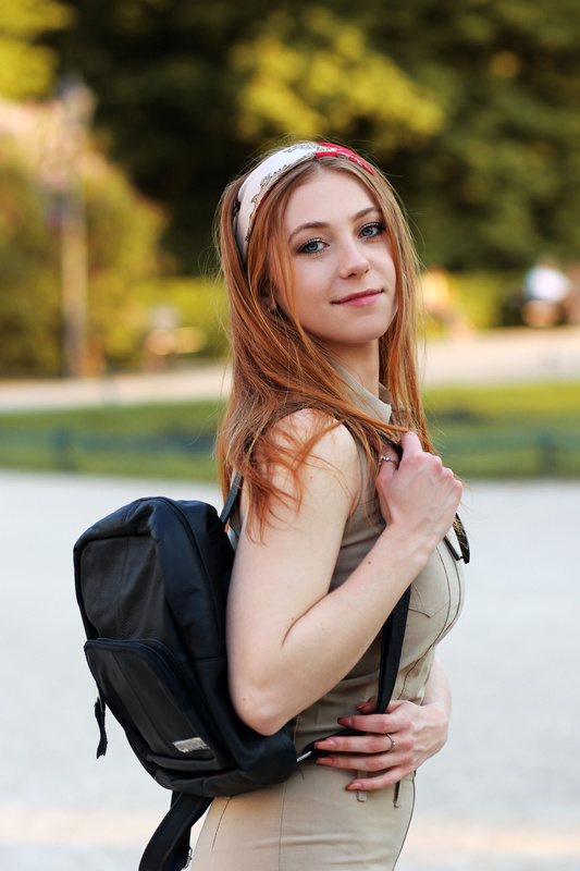 Czarny SKÓRZANY damski PLECAK polska produkcja Beltimore R33