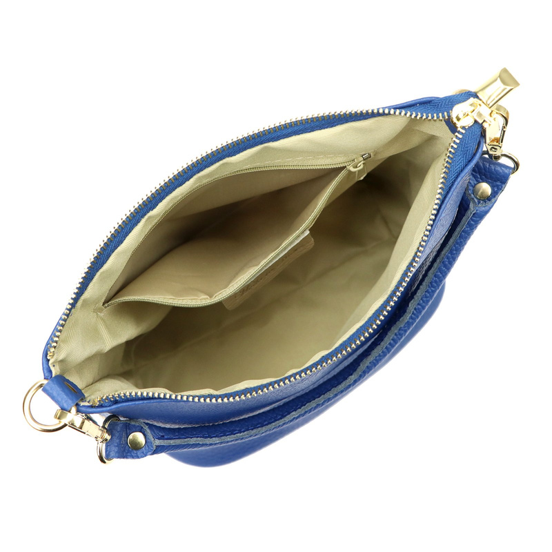 Patrizia damska torebka na ramię skóra naturalna torba z kieszenią