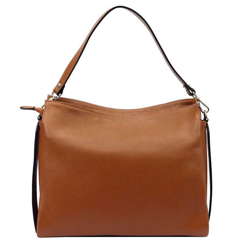 Luka damska torebka na ramię skóra naturalna listonoszka 2 komory organizer