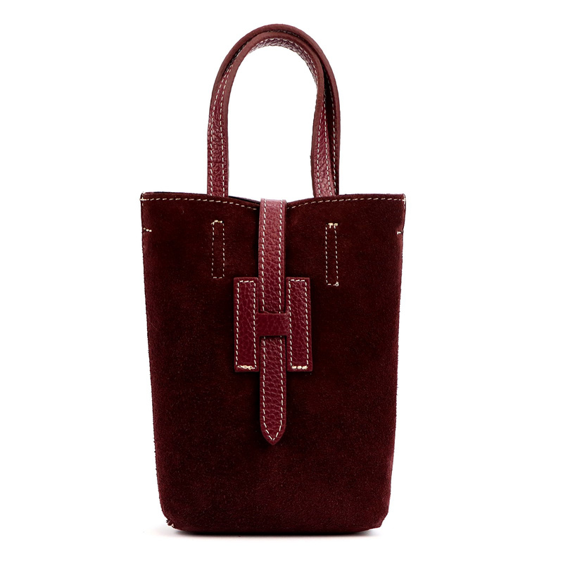 Luka damska skórzana listonoszka torebka do ręki Mała zgrabna i stylowa