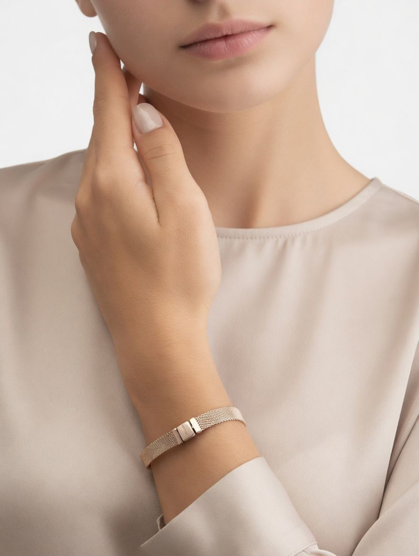 Bransoletka damska Pandora 587712 złota, powłoka 14K