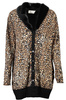 BLUGIRL bluza na zamek DAMSKI CZARNY