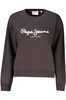 PEPE JEANS CZARNA BLUZA DAMSKA Z ROZPINANYM NA ZAMEK