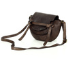 Marco Mazzini Torebka listonoszka skórzana saddle bag brąz caffe